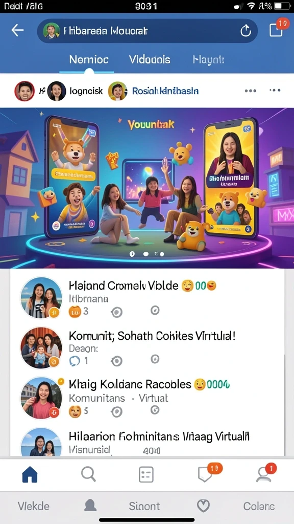 meme4d - Screenshot menunjukkan antarmuka pengguna yang menarik.
