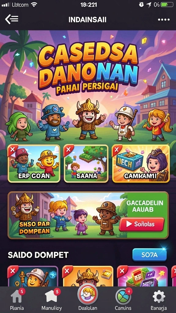 nv77 - Tampilan antarmuka NV77 yang menarik dan intuitif.