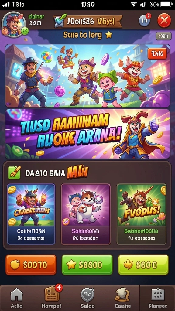 rich7 - Desain karakter yang beragam dan penuh warna.