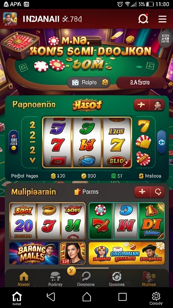 untunggo - Screenshot saat permainan berlangsung dengan fitur interaktif.